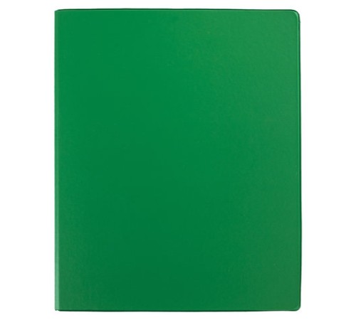 Папка с металлическим пружинным скоросшивателем BRAUBERG, картон/ПВХ, 35 мм, зеленая, до 290 листов, 228339