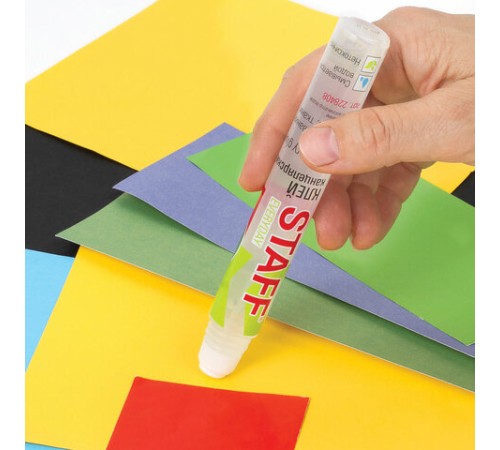 Клей канцелярский STAFF EVERYDAY, 50 мл, сетчатый аппликатор, 228408