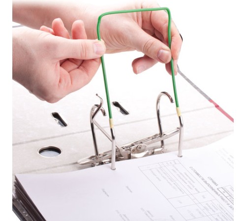 Механизмы для скоросшивания металло-пластиковые, КОМПЛЕКТ 10 шт., 80х200 мм, STAFF, 228475