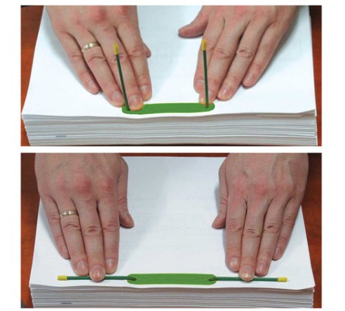 Механизмы для скоросшивания металло-пластиковые, КОМПЛЕКТ 10 шт., 80х200 мм, STAFF, 228475