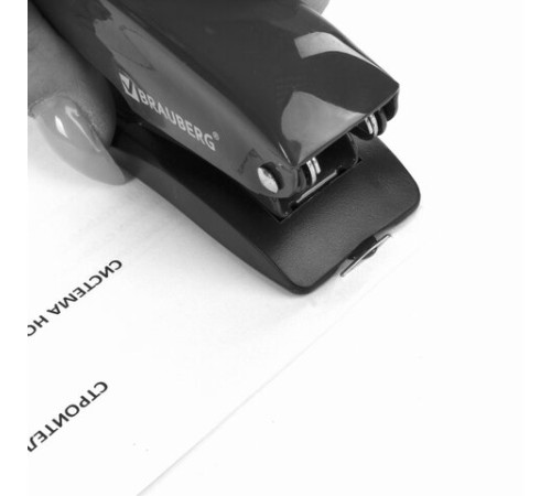 Степлер №24/6, 26/6 металлический BRAUBERG 