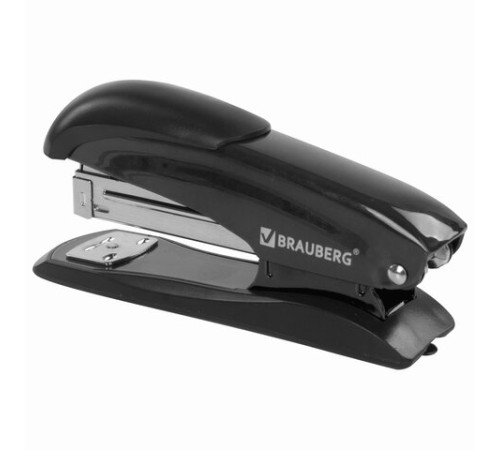 Степлер №24/6, 26/6 металлический BRAUBERG 