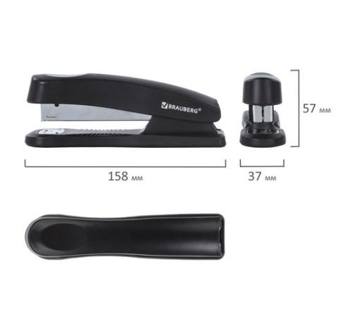 Степлер №24/6, 26/6 BRAUBERG 