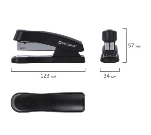 Степлер №24/6, 26/6 BRAUBERG 