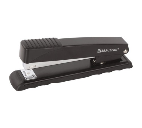 Степлер №24/6, 26/6 металлический BRAUBERG 
