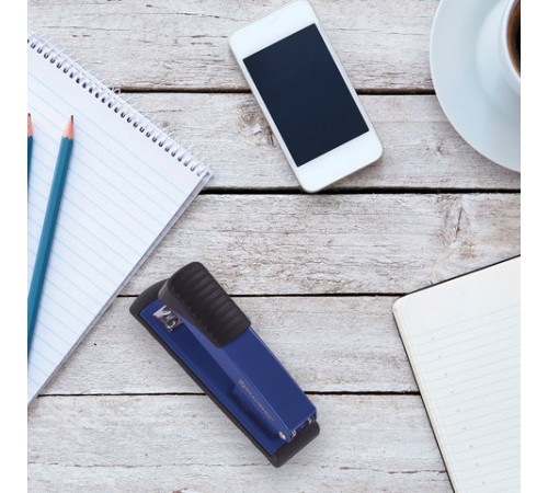 Степлер №24/6, 26/6 металлический BRAUBERG 