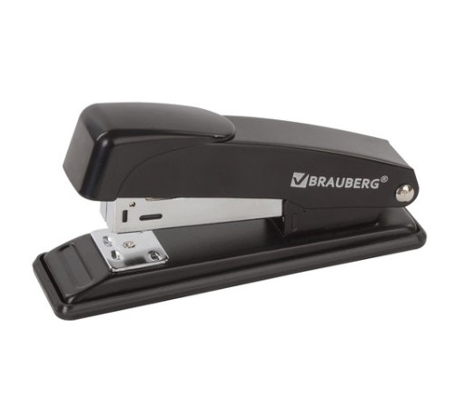 Степлер №24/6, 26/6 металлический BRAUBERG 