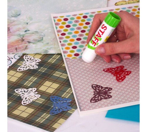 Клей-карандаш УСИЛЕННЫЙ STAFF Profit, 15 г, PVP-основа, 228661