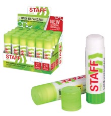 Клей-карандаш УСИЛЕННЫЙ STAFF Profit, 21 г, PVP-основа, 228662