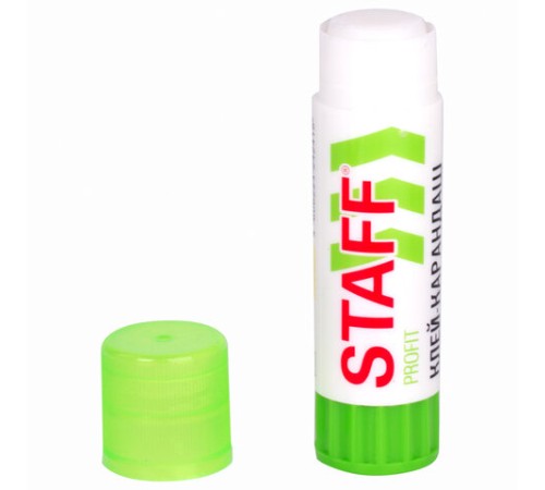 Клей-карандаш УСИЛЕННЫЙ STAFF Profit, 21 г, PVP-основа, 228662