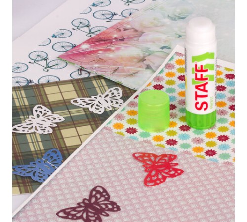 Клей-карандаш УСИЛЕННЫЙ STAFF Profit, 21 г, PVP-основа, 228662