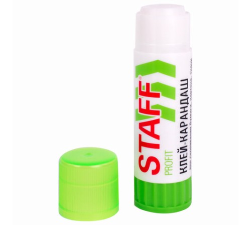 Клей-карандаш УСИЛЕННЫЙ STAFF Profit, 36 г, PVP-основа, 228663