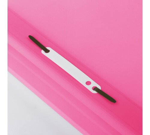 Скоросшиватель пластиковый BRAUBERG, А4, 130/180 мкм, розовый, 228672