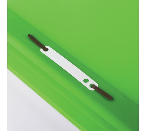 Скоросшиватель пластиковый BRAUBERG, А4, 130/180 мкм, салатовый, 228674