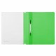 Скоросшиватель пластиковый ЮНЛАНДИЯ, А4, 130/180 мкм, салатовый, 228679