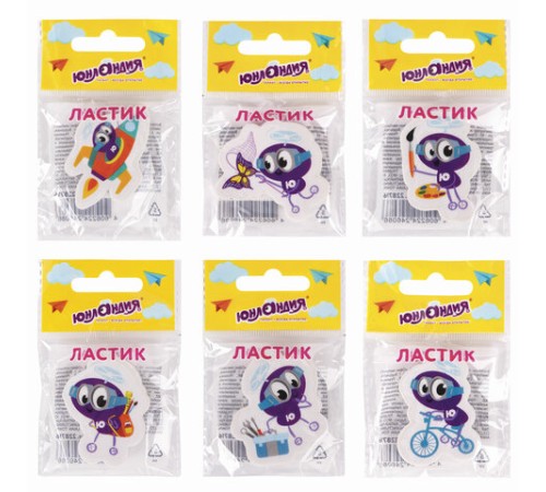 Ластик фигурный ЮНЛАНДИЯ 
