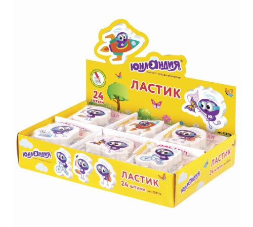Ластик фигурный ЮНЛАНДИЯ 