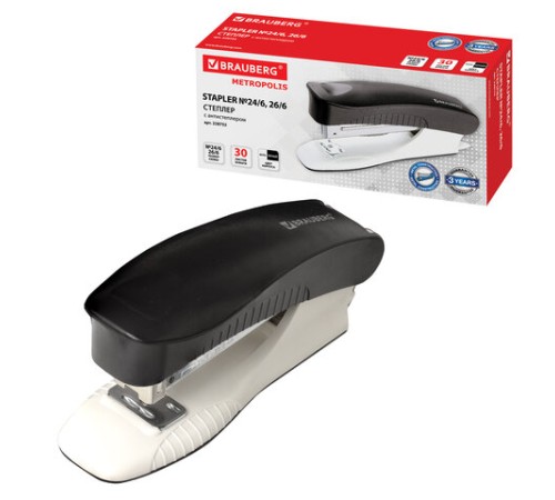 Степлер №24/6, 26/6 BRAUBERG 