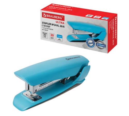 Степлер №24/6, 26/6 BRAUBERG 