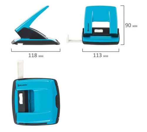 Дырокол металлический BRAUBERG 