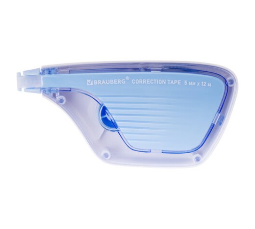 Корректирующая лента BRAUBERG ULTRA, 5 мм х 12 м, корпус бело-голубой, блистер, 229064