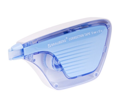 Корректирующая лента BRAUBERG ULTRA, 5 мм х 12 м, корпус бело-голубой, блистер, 229064