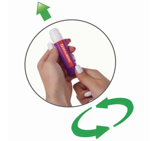 Клей-карандаш BRAUBERG MIX, 15 г, PVP основа, 229072