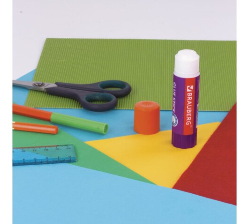 Клей-карандаш BRAUBERG MIX, 15 г, PVP основа, 229072