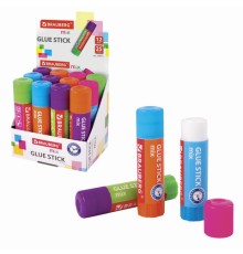 Клей-карандаш BRAUBERG MIX, 25 г, PVP основа, 229073