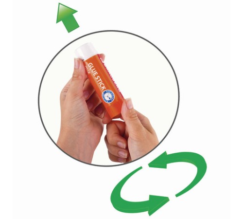 Клей-карандаш BRAUBERG MIX, 25 г, PVP основа, 229073