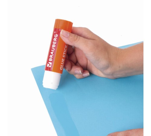 Клей-карандаш BRAUBERG MIX, 25 г, PVP основа, 229073