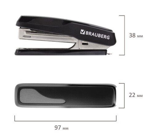 Степлер №10 BRAUBERG 