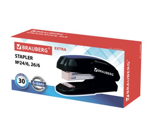 Степлер №24/6, 26/6 BRAUBERG 