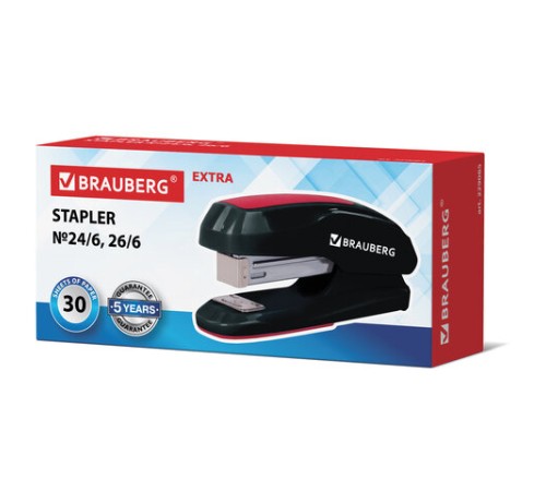 Степлер №24/6, 26/6 BRAUBERG 