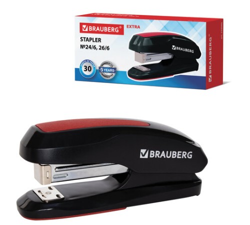 Степлер №24/6, 26/6 BRAUBERG 