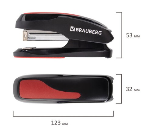 Степлер №24/6, 26/6 BRAUBERG 