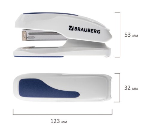 Степлер №24/6, 26/6 BRAUBERG 