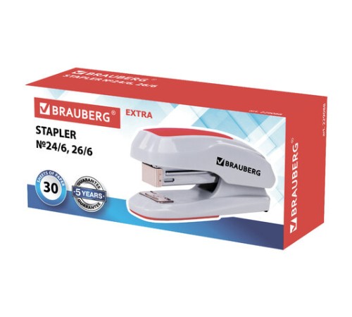 Степлер №24/6, 26/6 BRAUBERG 