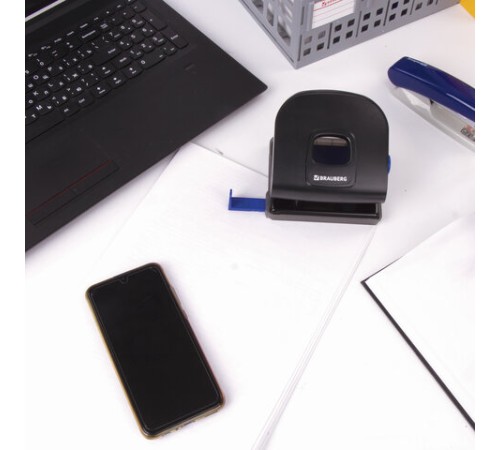 Дырокол металлический BRAUBERG 