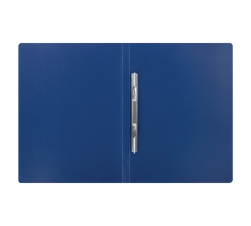 Папка с металлическим скоросшивателем STAFF, синяя, до 100 листов, 0,5 мм, 229224