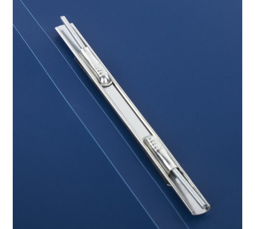 Папка с металлическим скоросшивателем STAFF, синяя, до 100 листов, 0,5 мм, 229224