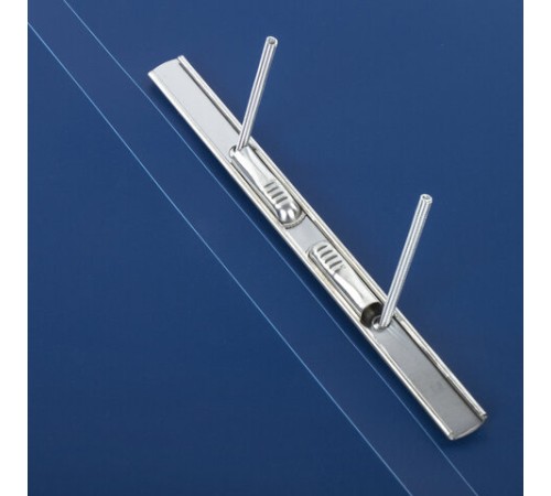 Папка с металлическим скоросшивателем STAFF, синяя, до 100 листов, 0,5 мм, 229224