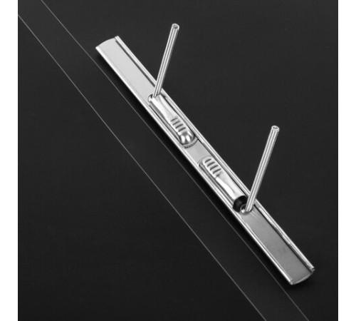 Папка с металлическим скоросшивателем STAFF, черная, до 100 листов, 0,5 мм, 229225