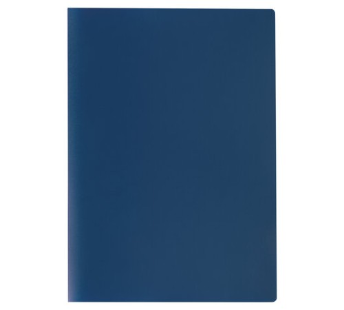 Папка с пластиковым скоросшивателем STAFF, синяя, до 100 листов, 0,5 мм, 229230