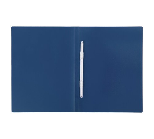 Папка с пластиковым скоросшивателем STAFF, синяя, до 100 листов, 0,5 мм, 229230