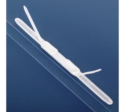 Папка с пластиковым скоросшивателем STAFF, синяя, до 100 листов, 0,5 мм, 229230