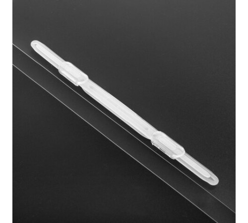 Папка с пластиковым скоросшивателем STAFF, черная, до 100 листов, 0,5 мм, 229231