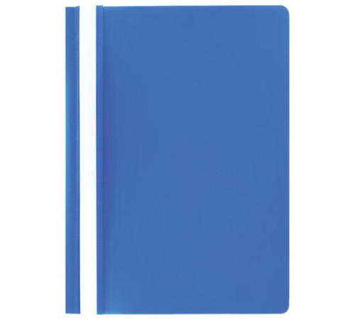 Скоросшиватель пластиковый STAFF, А4, 100/120 мкм, голубой, 229236