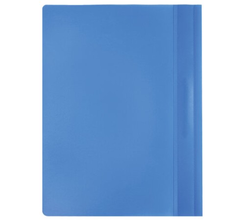 Скоросшиватель пластиковый STAFF, А4, 100/120 мкм, голубой, 229236