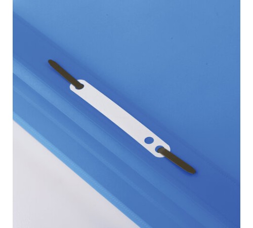 Скоросшиватель пластиковый STAFF, А4, 100/120 мкм, голубой, 229236